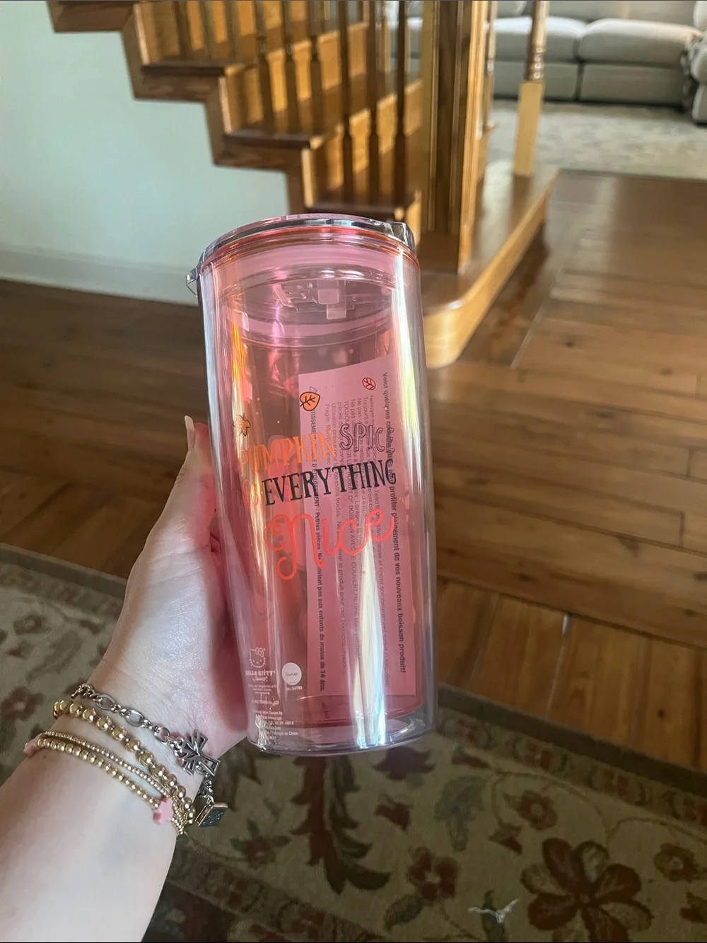 Hello Kitty cup with lid